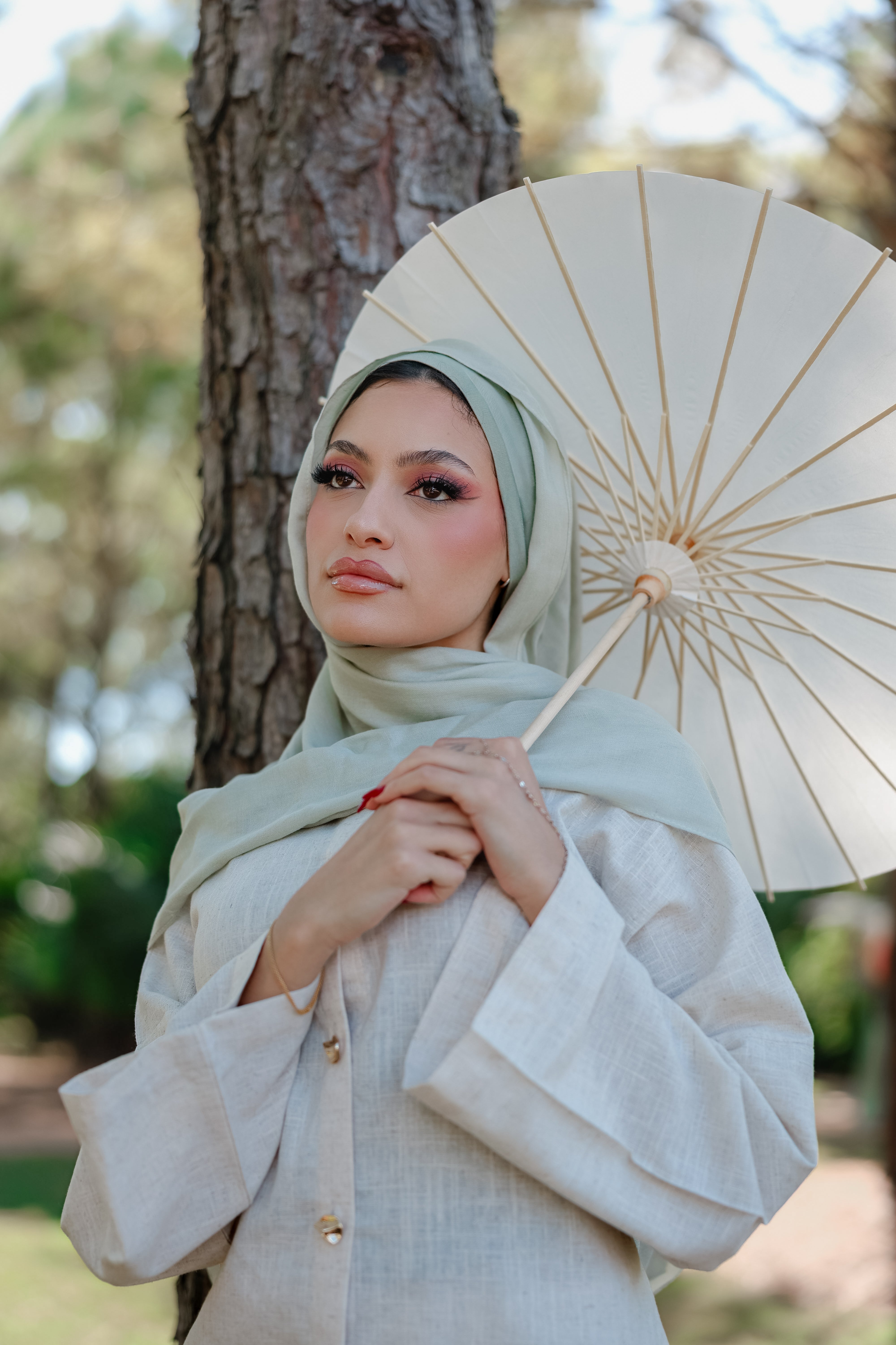 Sage Green Jersey Hijab Undercap