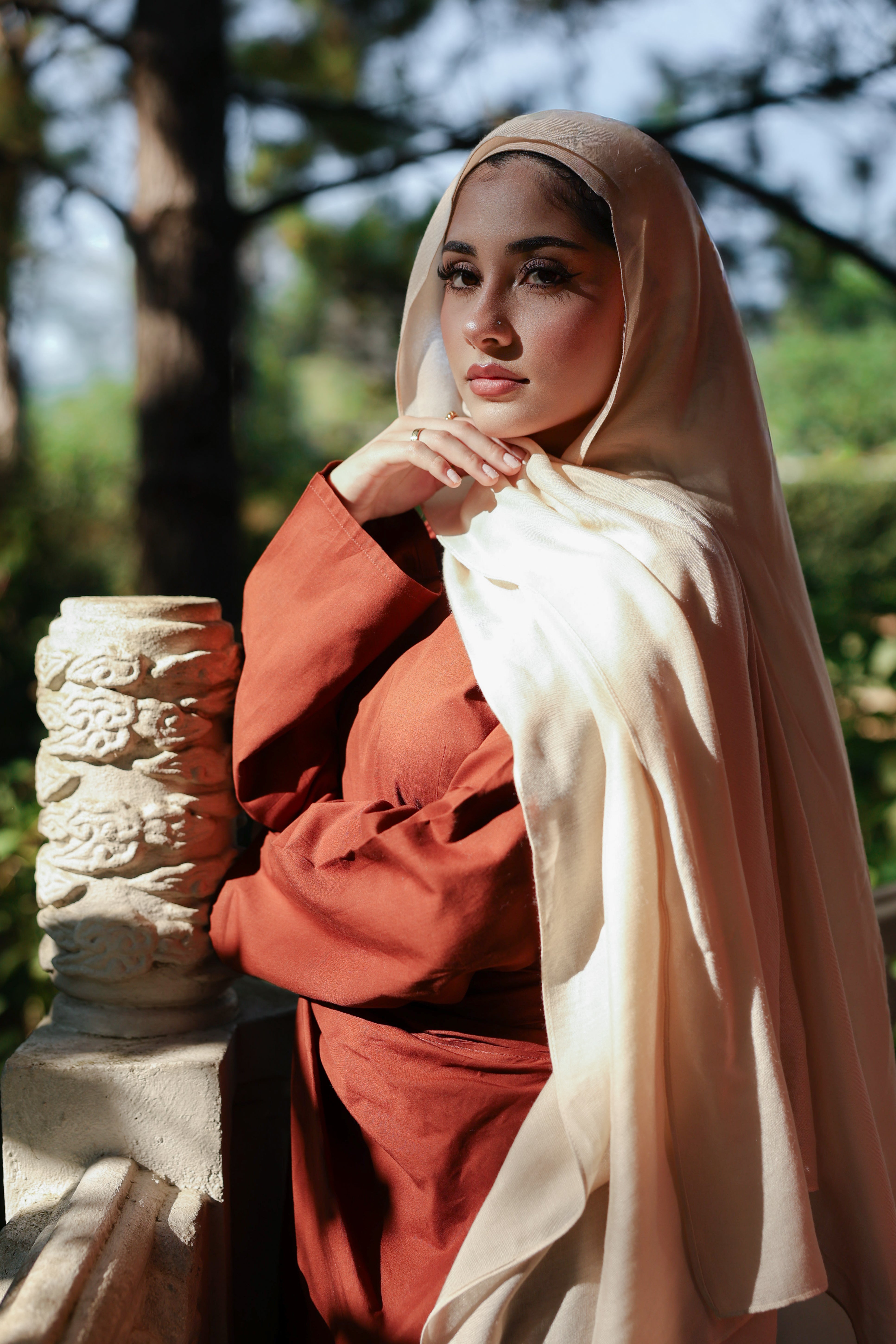 Cream Jersey Hijab Undercap