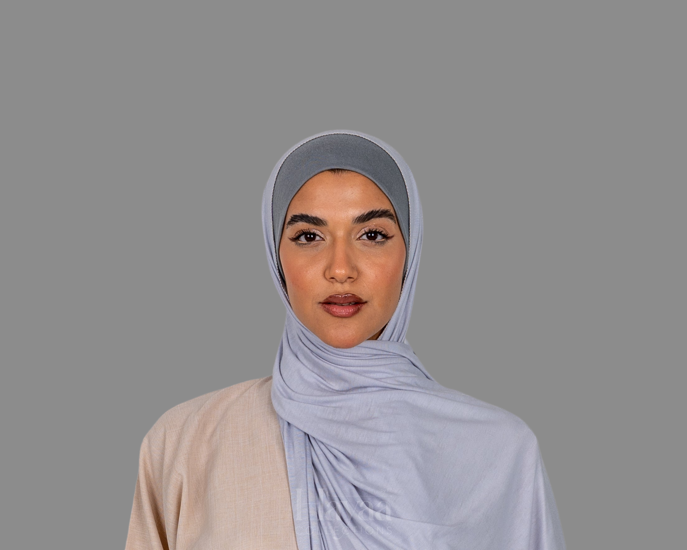 Sahar Hijab Cap- Ash Gray