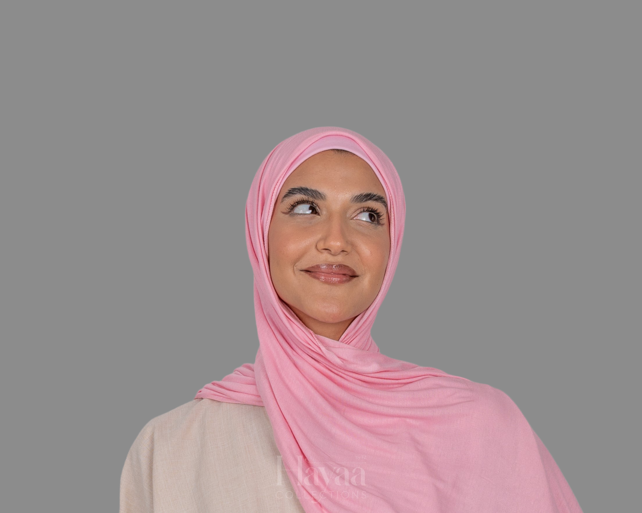 Sahar Hijab Cap- Blush Pink