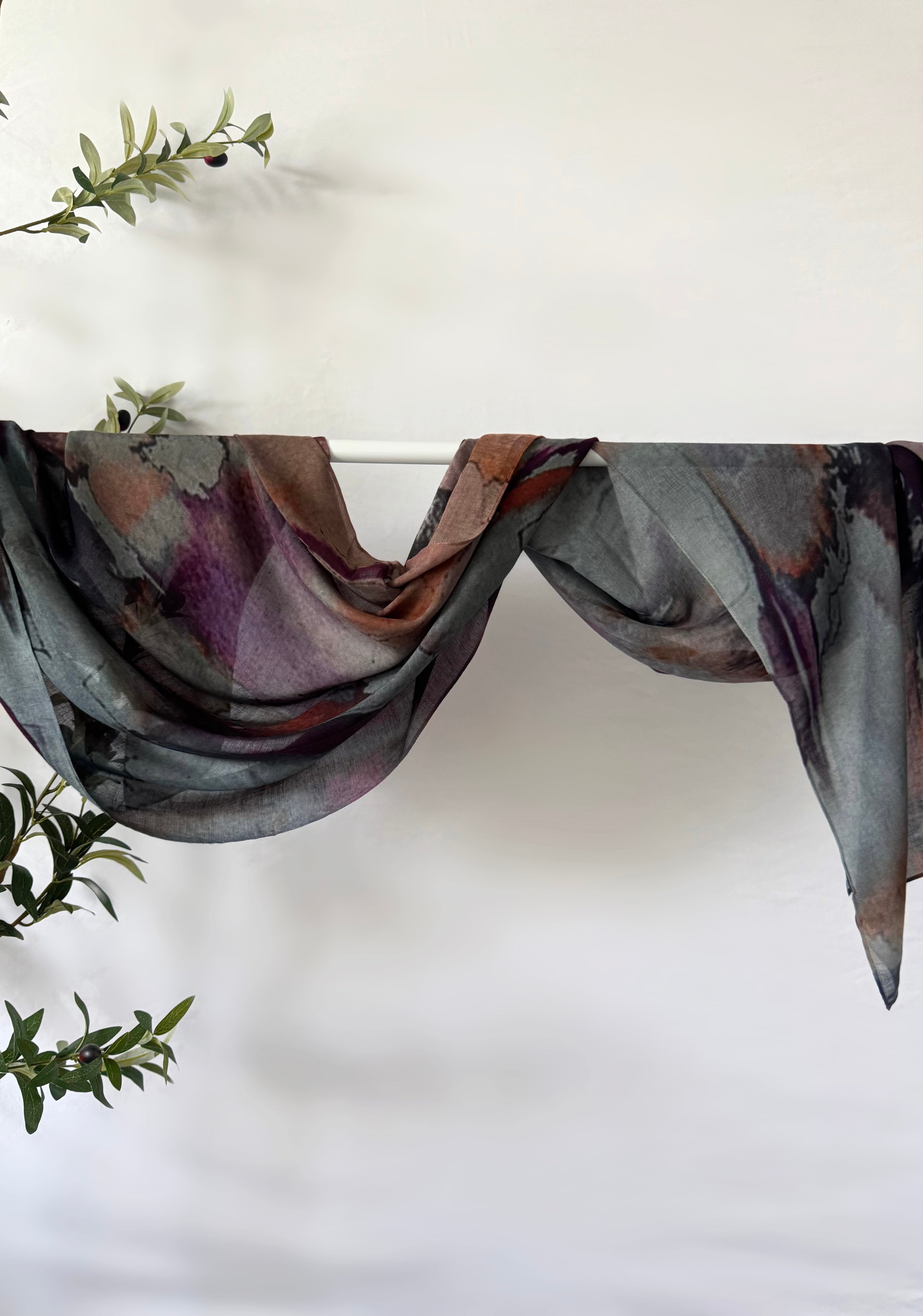 Watercolor Modal Hijab