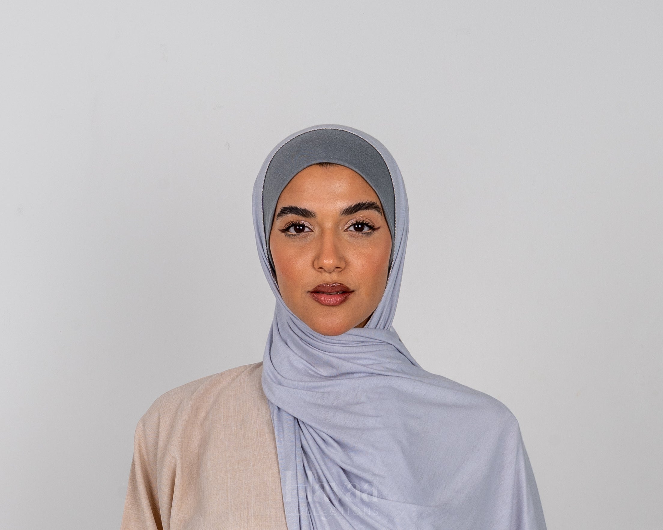 Zaina Jersey Hijab- Pearl Gray