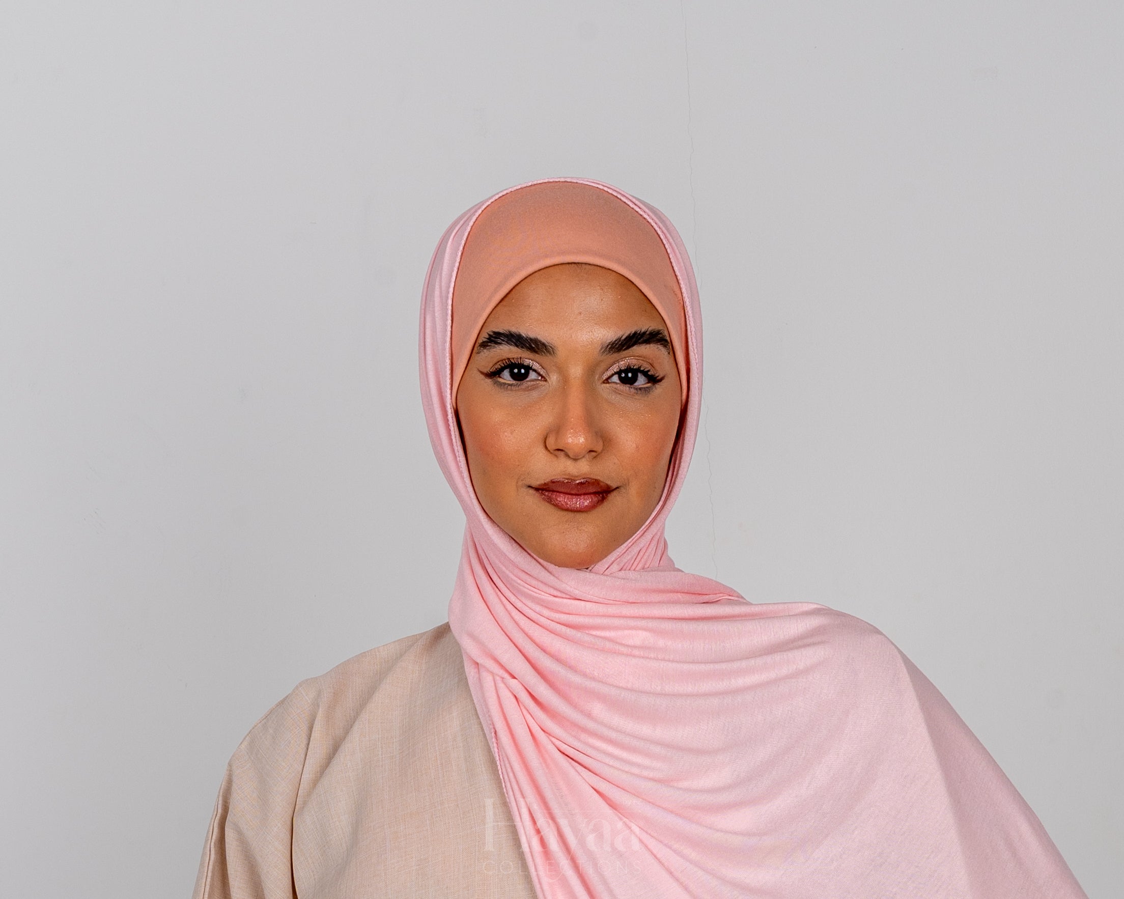 Zaina Jersey Hijab- Baby Pink